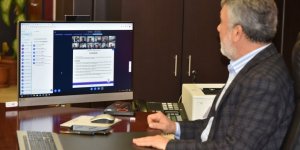 OMÜ’de uzaktan senato toplantısı