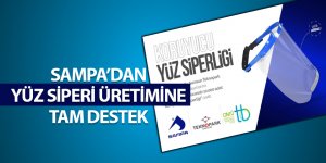 SAMPA'dan yüz siperi üretimine destek