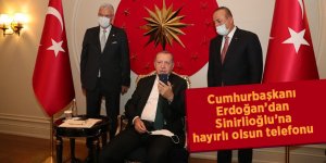 Cumhurbaşkanı Erdoğan’dan Sinirlioğlu’na hayırlı olsun telefonu
