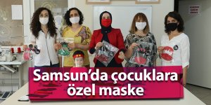 Samsun’da çocuklara özel maske