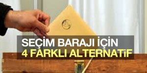 Seçim barajı düşüyor mu?