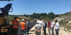 Havza'da asfaltlama çalışmaları sürüyor