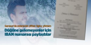 Samsun'da evlenecek çiftten ilginç yöntem