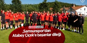 Samsunspor'dan Atabey Çiçek'e başarılar dileği - samsun haber