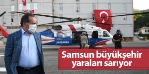 Samsun büyükşehir yaraları sarıyor - samsun haber