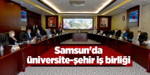 Rektör Ünal iş dünyası ile bir araya geldi - samsun haber