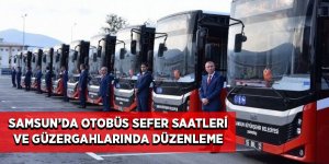 Samsun'da toplum ulaşım hat güzergahları yenilendi