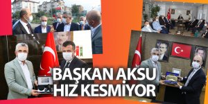 Başkan Aksu hız kesmiyor - samsun haber