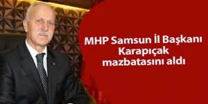 MHP Samsun İl Başkanı Karapıçak mazbatasını aldı - samsun haber
