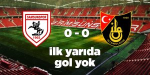 Samsunspor İstanbulspor ilk yarı sona erdi - samsun haber