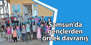 Samsun'da gençlerden örnek davranış - samsun haber