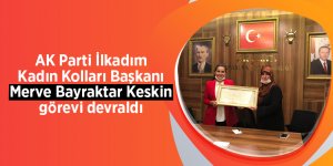 AK Parti İlkadım Kadın Kolları Başkanı Merve Bayraktar Keskin görevi devraldı