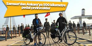 Samsun'dan Ankara'ya 500 kilometre pedal çevirecekler - samsun haber