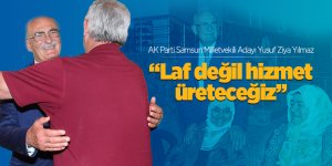 Yusuf Ziya Yılmaz sanayi esnafı ile kucaklaştı