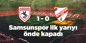 Samsunspor ilk yarıyı önde kapadı - samsun haber