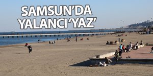 Samsun'da kış günü yaz havası - samsun haber