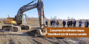 Çarşamba'da istihdam kapısı Tekstilkent için ilk kazma vuruldu - samsun haber