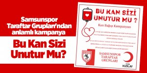 Samsunspor Taraftar Grupları'ndan anlamlı kampanya - samsun haber