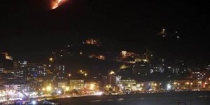 Giresun'da yangın paniği