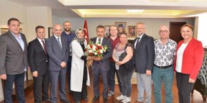 Mayıs Gazeteciler Cemiyeti'nden Kaymak’a ziyaret