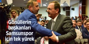 Gönüllerin başkanları Samsunspor için tek yürek