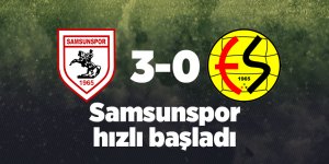 Samsunspor hızlı başladı - samsun haber