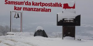 Samsun'da kartpostallık kar manzaraları - samsun haber