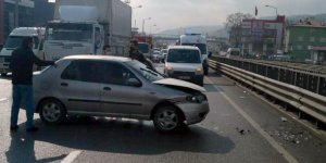 Samsun'da otomobil bariyere çarptı! 1 yaralı - samsun haber