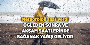 Öğleden sonra ve akşam saatlerinde sağanak yağış geliyor - samsun haber