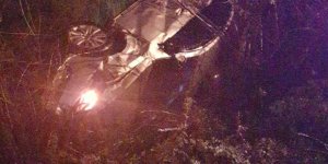 Samsun'da otomobiliyle şarampole yuvarlanan uzman çavuş yaralandı - samsun haber