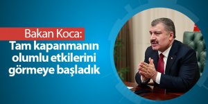Bakan Koca:  Tam kapanmanın olumlu etkilerini görmeye başladık - samsun haber