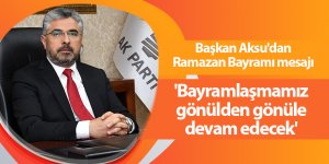 Başkan Aksu'dan Ramazan Bayramı mesajı - samsun haber