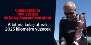 Cumhuriyet'in 100. yılı için ilk kulaç Samsun'dan atıldı - samsun haber