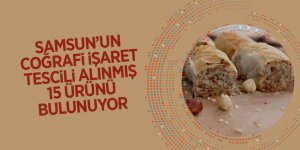 Samsun’un coğrafi işaret tescili alınmış 15 ürünü bulunuyor - samsun haber