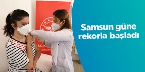 Samsunlular aşı randevusu için sıraya girdi - samsun haber