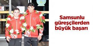 Samsunlu güreşçilerden büyük başarı - samsun haber