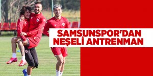 Samsunspor'dan neşeli antrenman - samsun haber