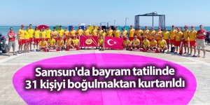Samsun'da bayram tatilinde 31 kişiyi boğulmaktan kurtarıldı - samsun haber