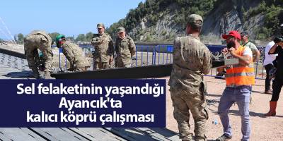 Bakan Karaismailoğlu: Hedefimiz kalıcı köprülerin 2 ay içerisinde bitirilmesi