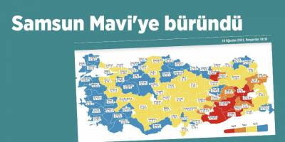 Samsun Mavi'ye büründü - samsun haber