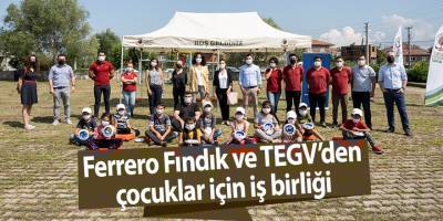 Ferrero Fındık ve TEGV’den çocuklar için iş birliği