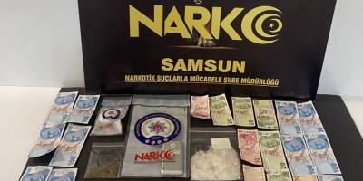 Samsun'da satışa hazır uyuşturucularla yakalandı