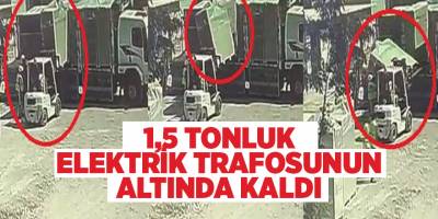 Fortlift sürücüsü feci şekilde can verdi