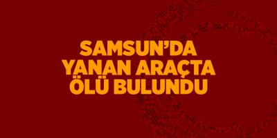 Samsun'da yanan araçta ölü bulundu - samsun haber
