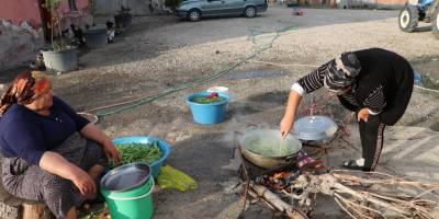 Havza'da kadınlar kışa hazırlanıyor - samsun haber