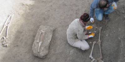 Karadeniz'deki antik kentte insan iskeletleri bulundu