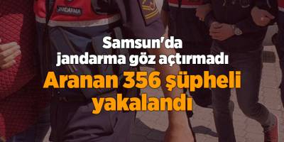 Samsun'da jandarma göz açtırmadı