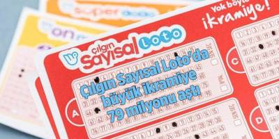 Çılgın Sayısal Loto'da büyük ikramiye  79 milyonu aştı