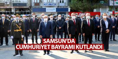 Samsun’da Cumhuriyet Bayramı kutlandı - samsun haber