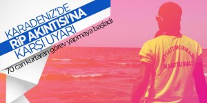 Karadeniz'de rip akıntısı'na karşı uyarı